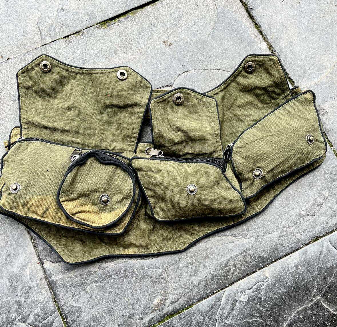 Boho Utility Belt With Brass Studs