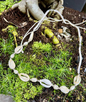 Cowrie Choker With Beads