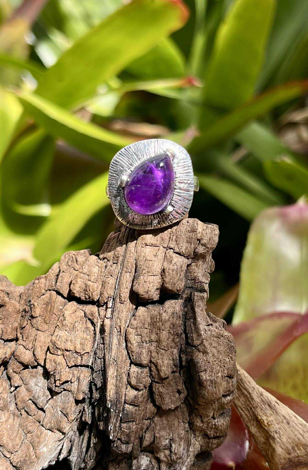 Handcrafted Gemstone Silver Rings