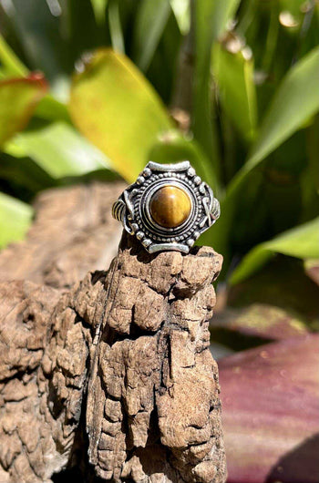 Sacred Warrior Gemstone Rings