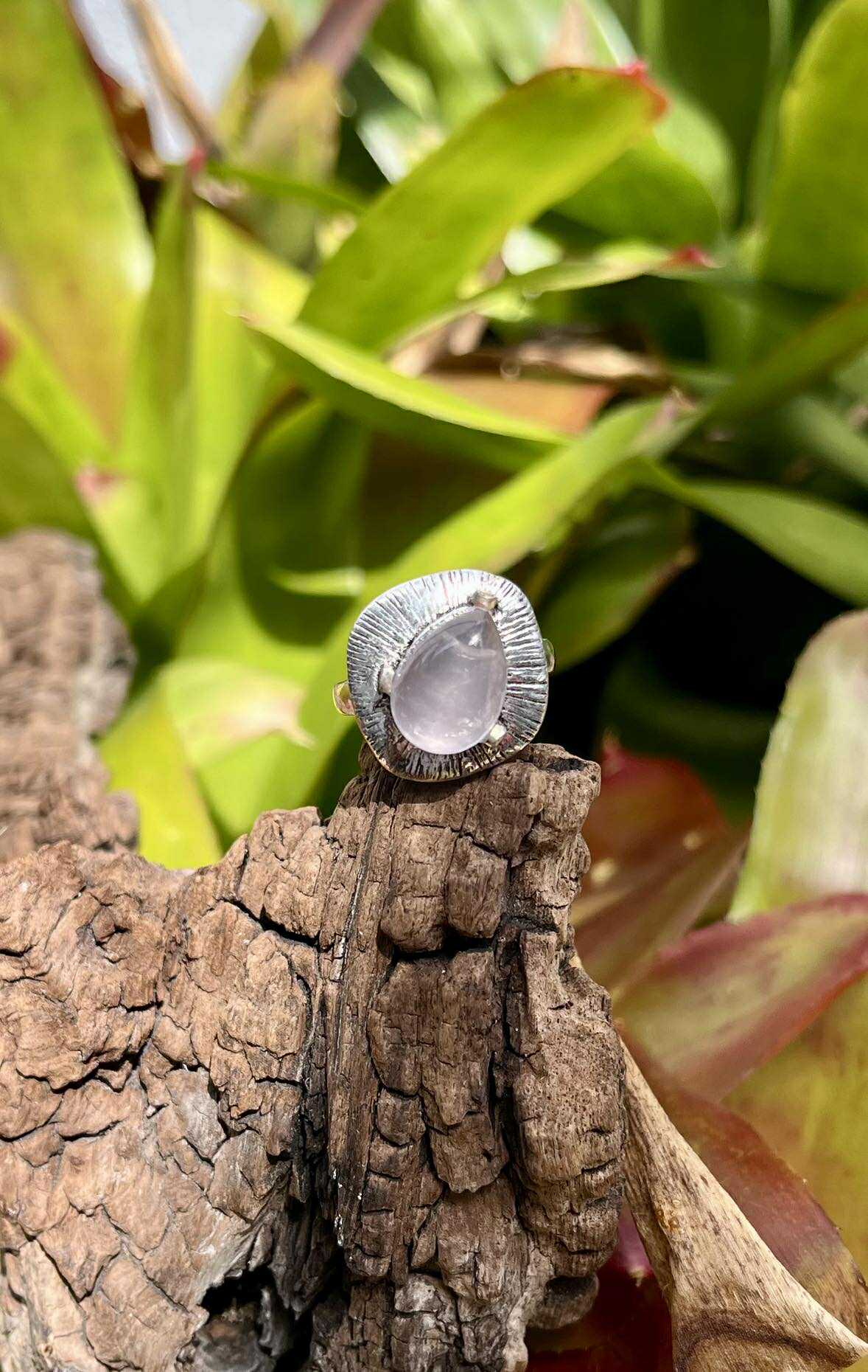 Handcrafted Gemstone Silver Rings