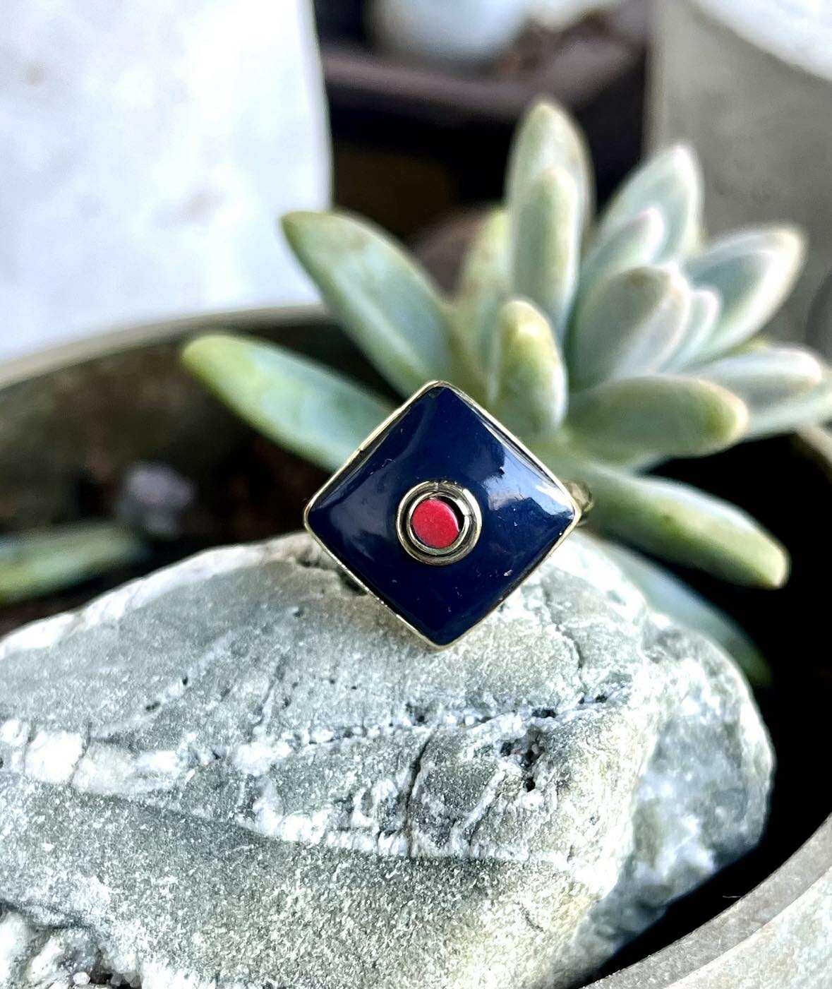 Jewel Tile Rings