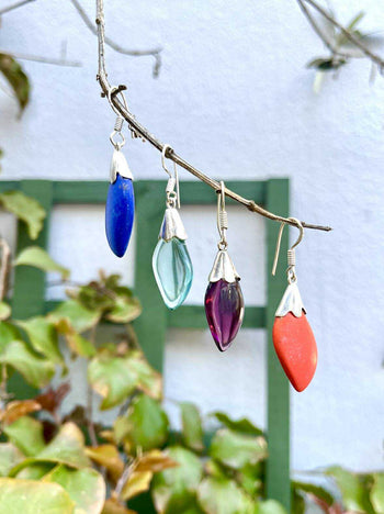 Raindrop Stone Earings