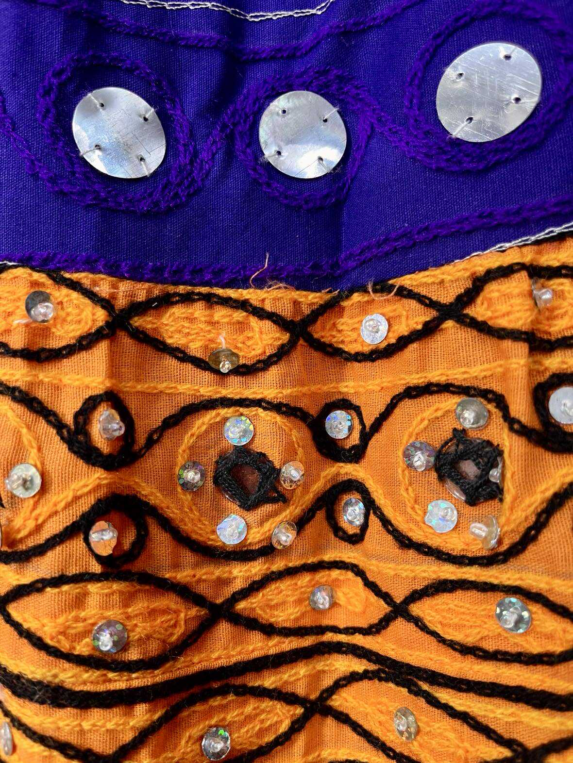 Boho Mirrorwork Two-Piece Set