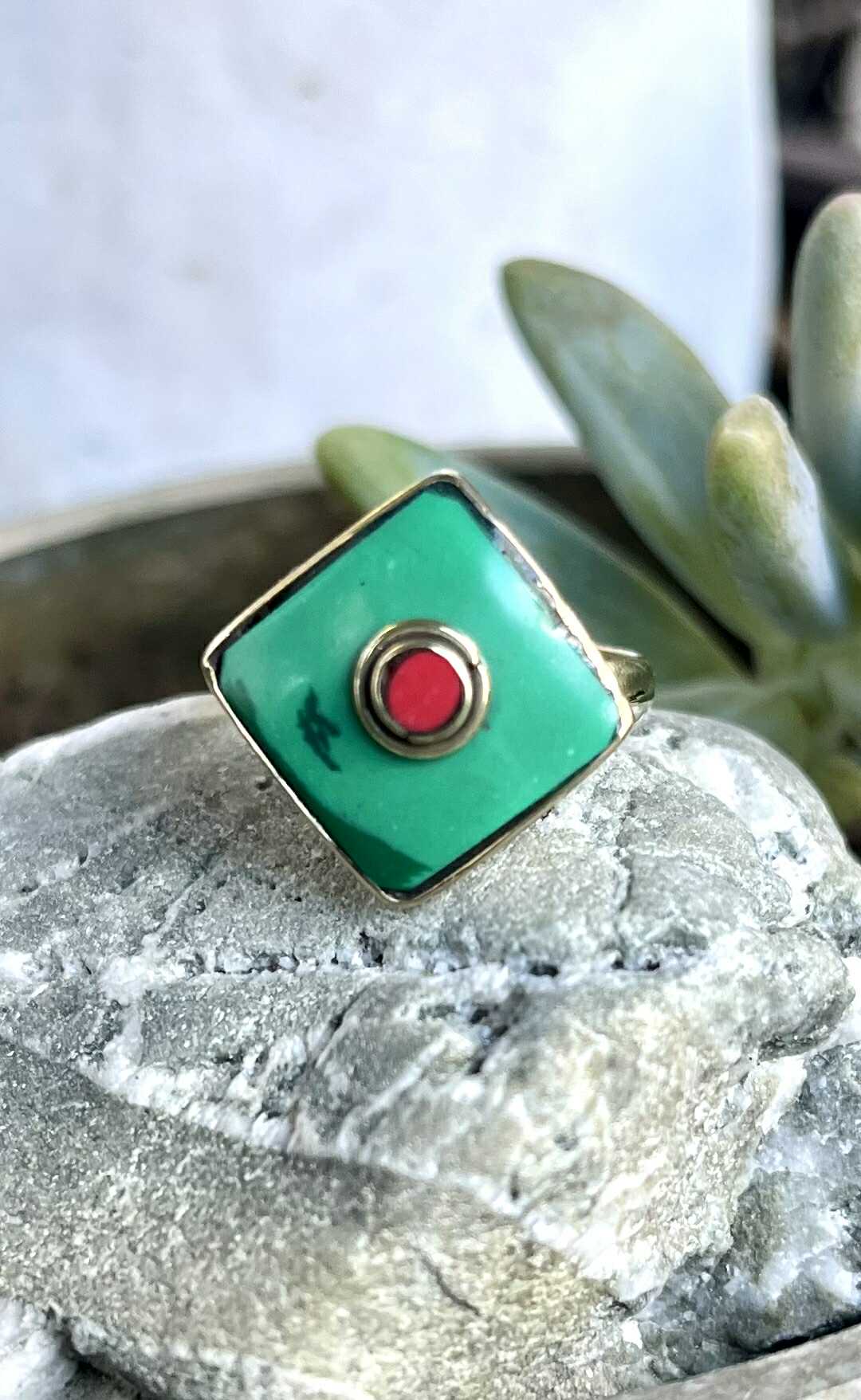 Jewel Tile Rings