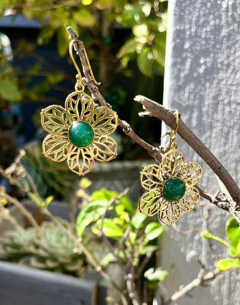 Flower Radiance Gemstone Rings