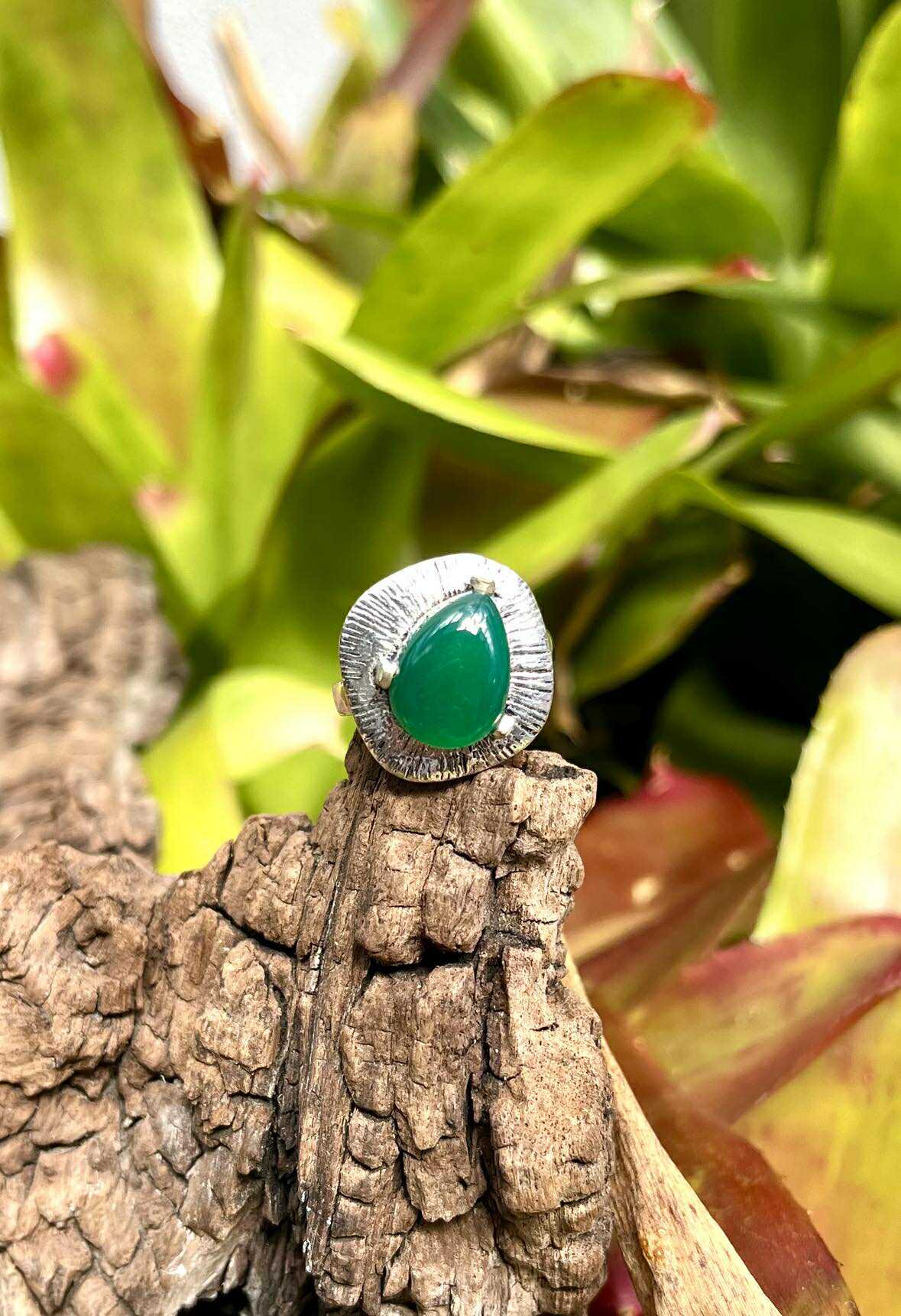 Handcrafted Gemstone Silver Rings