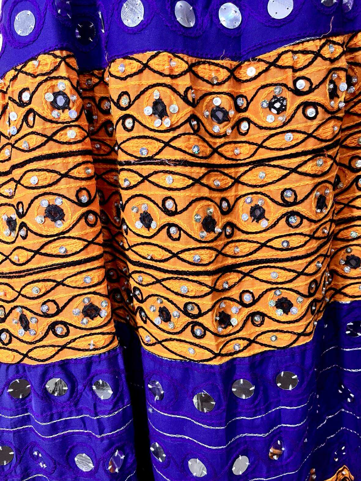 Boho Mirrorwork Two-Piece Set