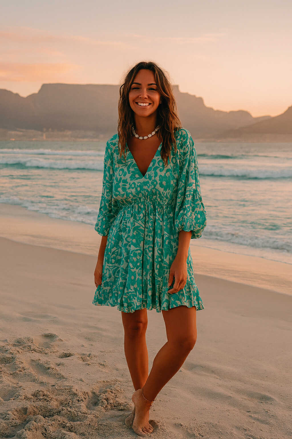 Nomad Cotton Peasant Dress