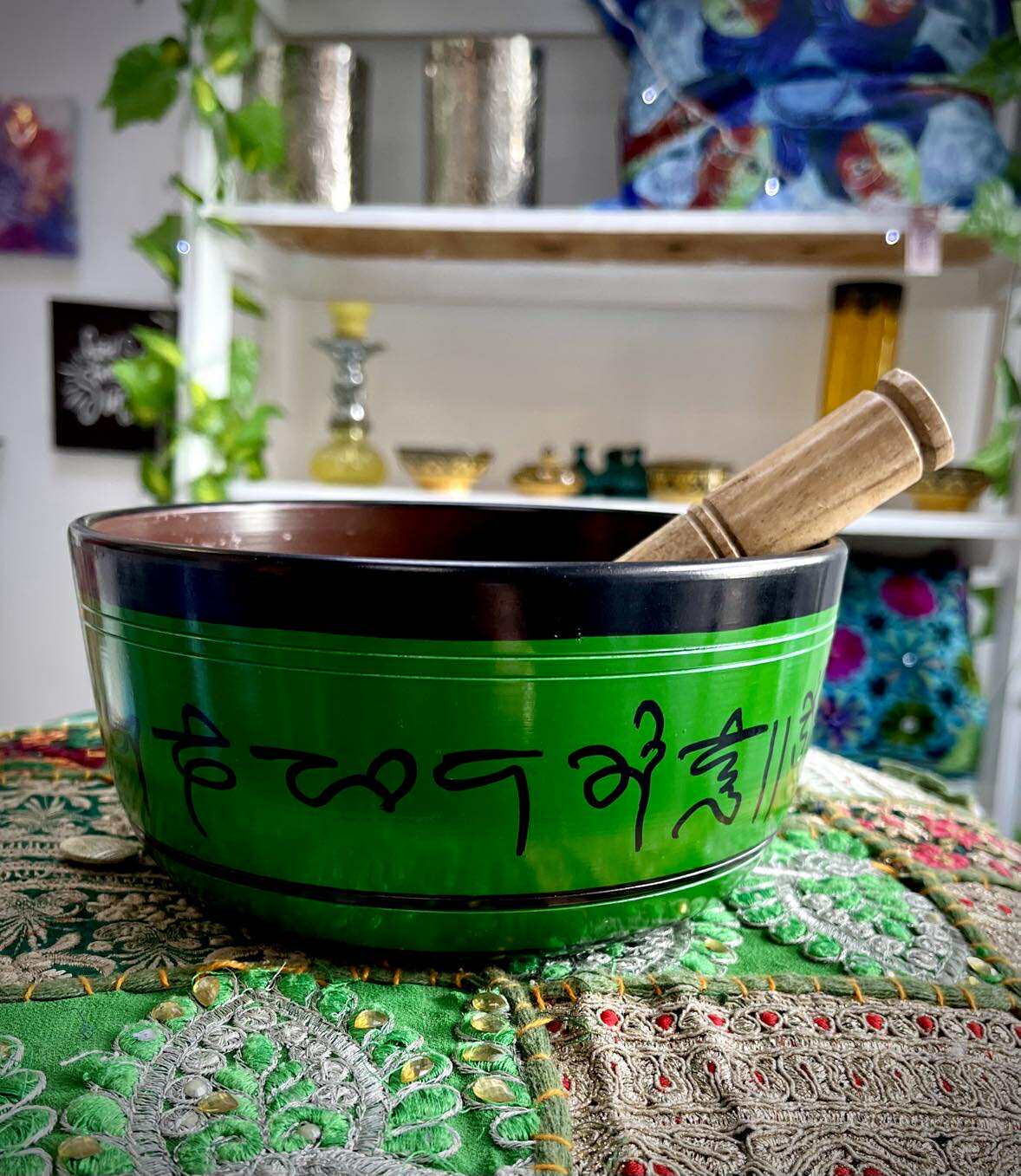 Himalayan Singing Bowl GREEN