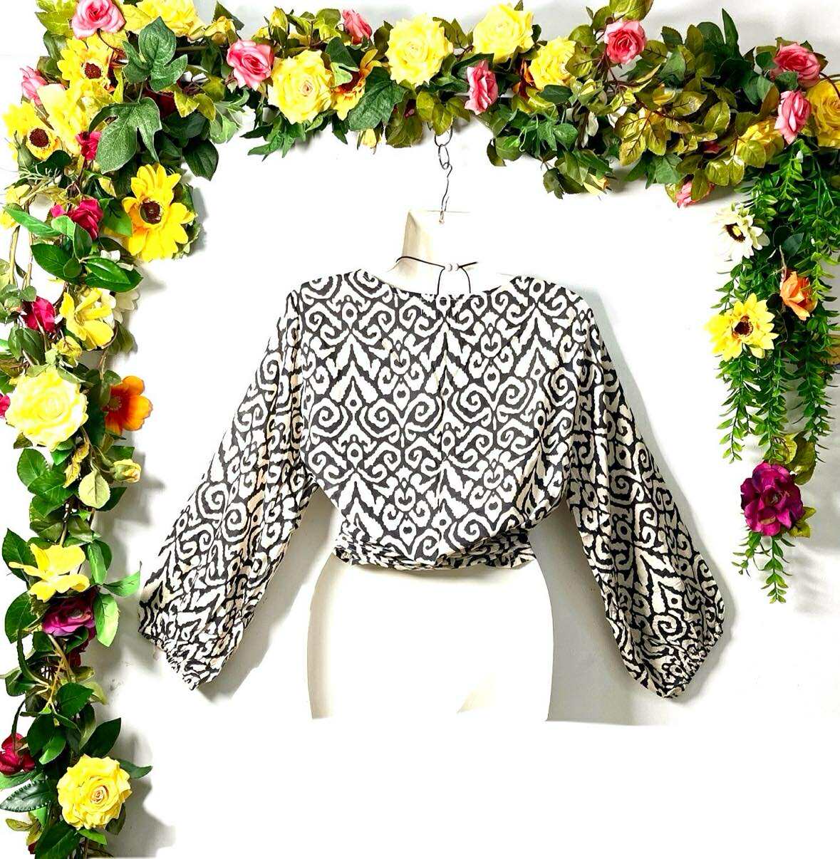 Tribal Muse Wrap Top