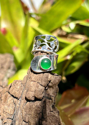 Gemstone Wrap Rings
