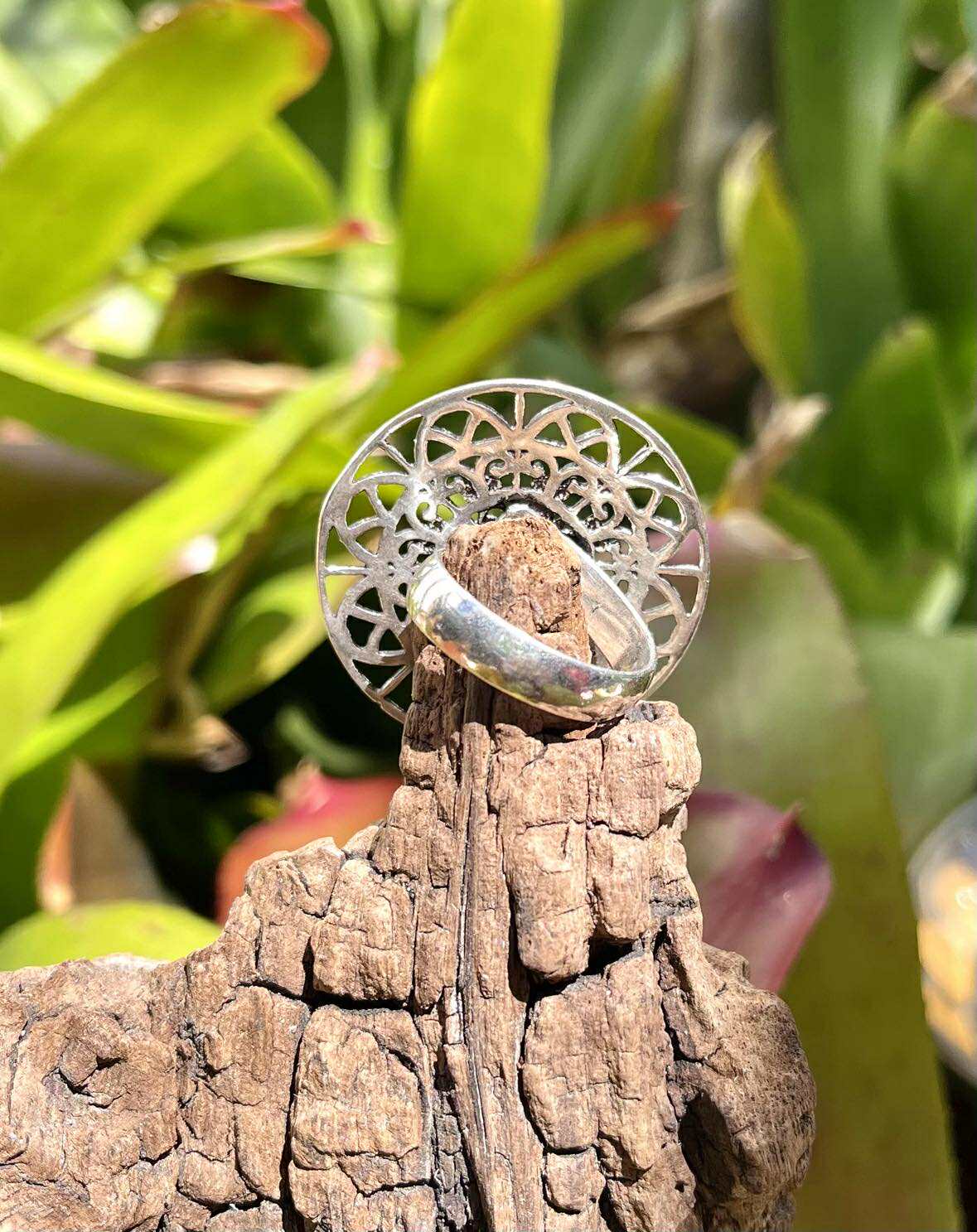 Mandala Sunburst Ring