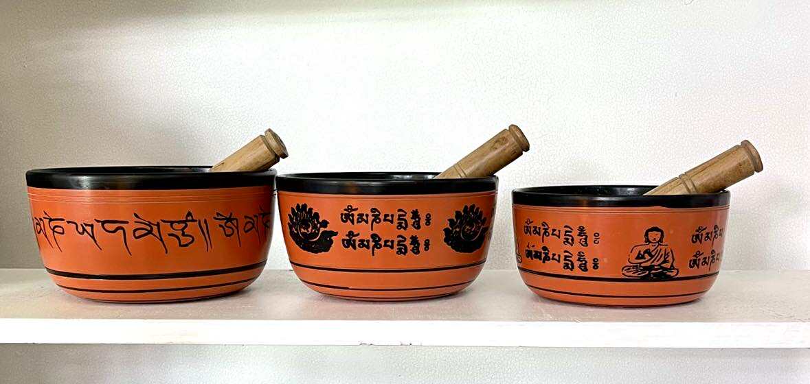 Himalayan Singing Bowl ORANGE