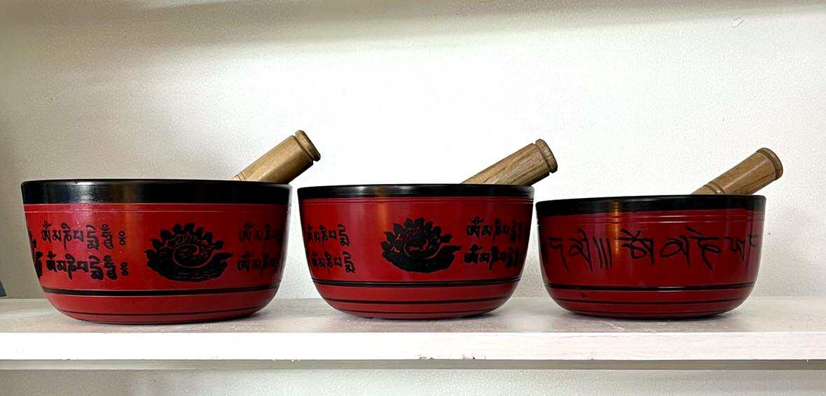 Himalayan Singing Bowl RED