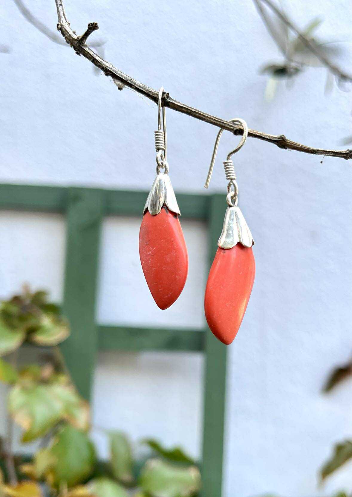 Raindrop Stone Earings