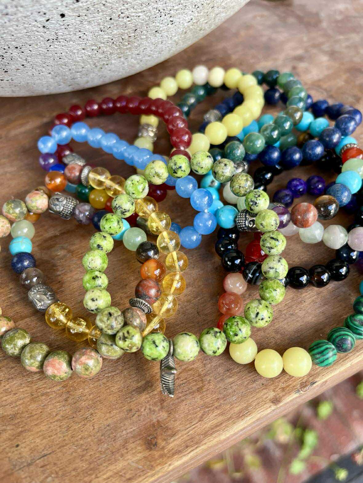 Gemstone Energy Bracelets
