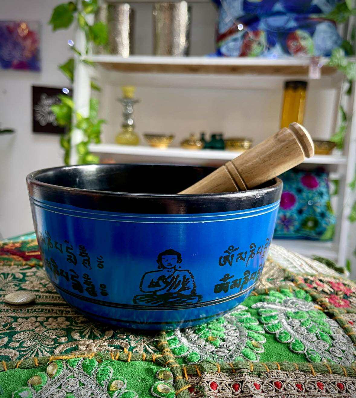 Himalayan Singing Bowl BLUE
