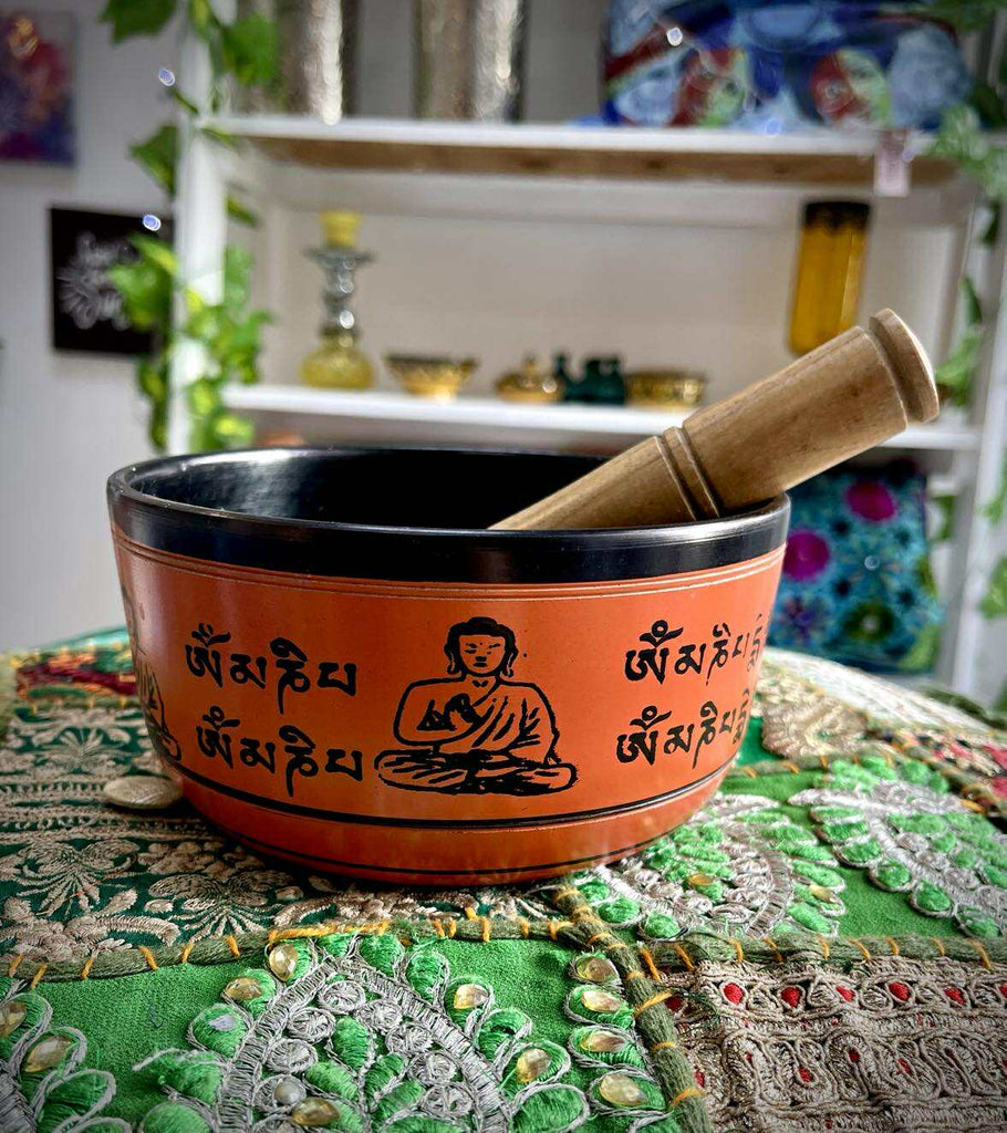 Himalayan Singing Bowl ORANGE