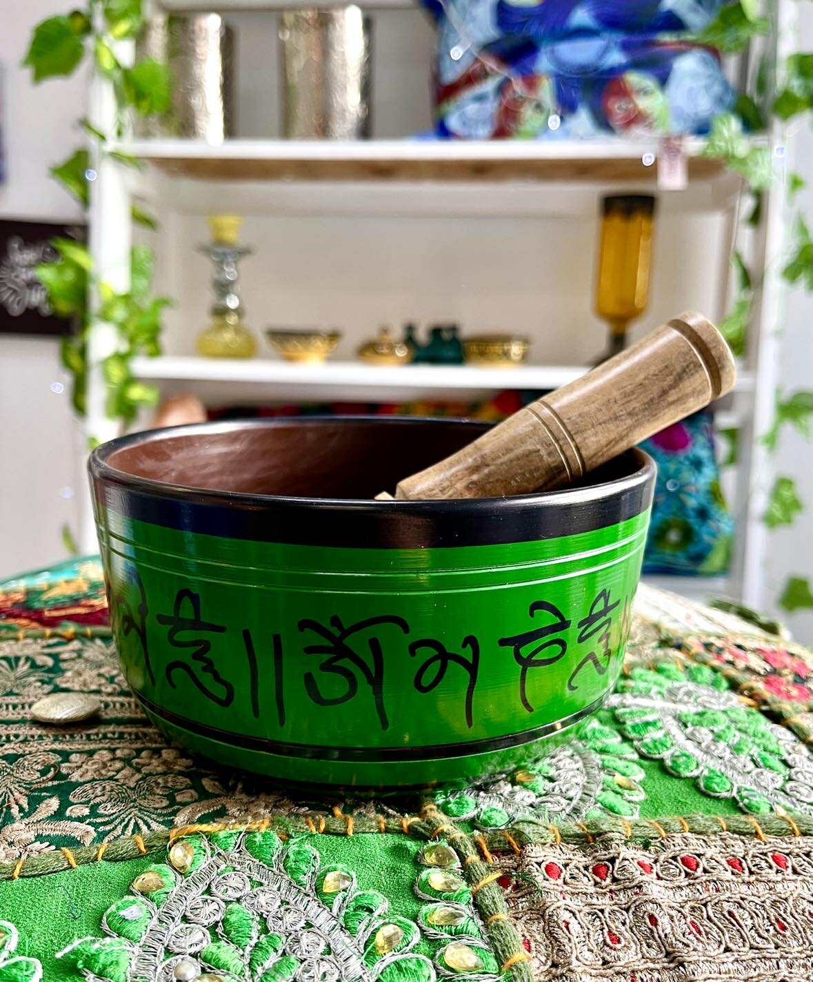 Himalayan Singing Bowl GREEN