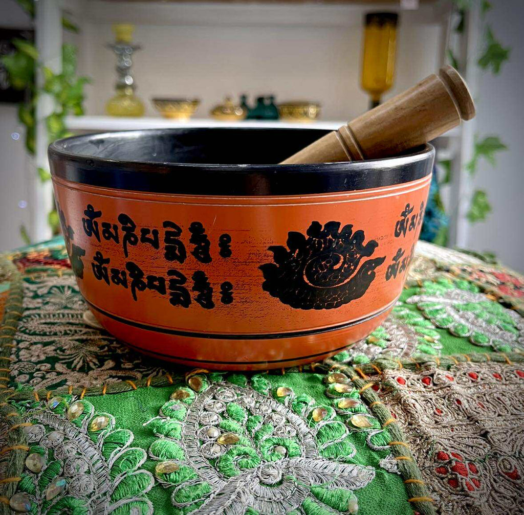 Himalayan Singing Bowl ORANGE