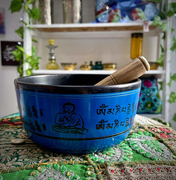Himalayan Singing Bowl BLUE