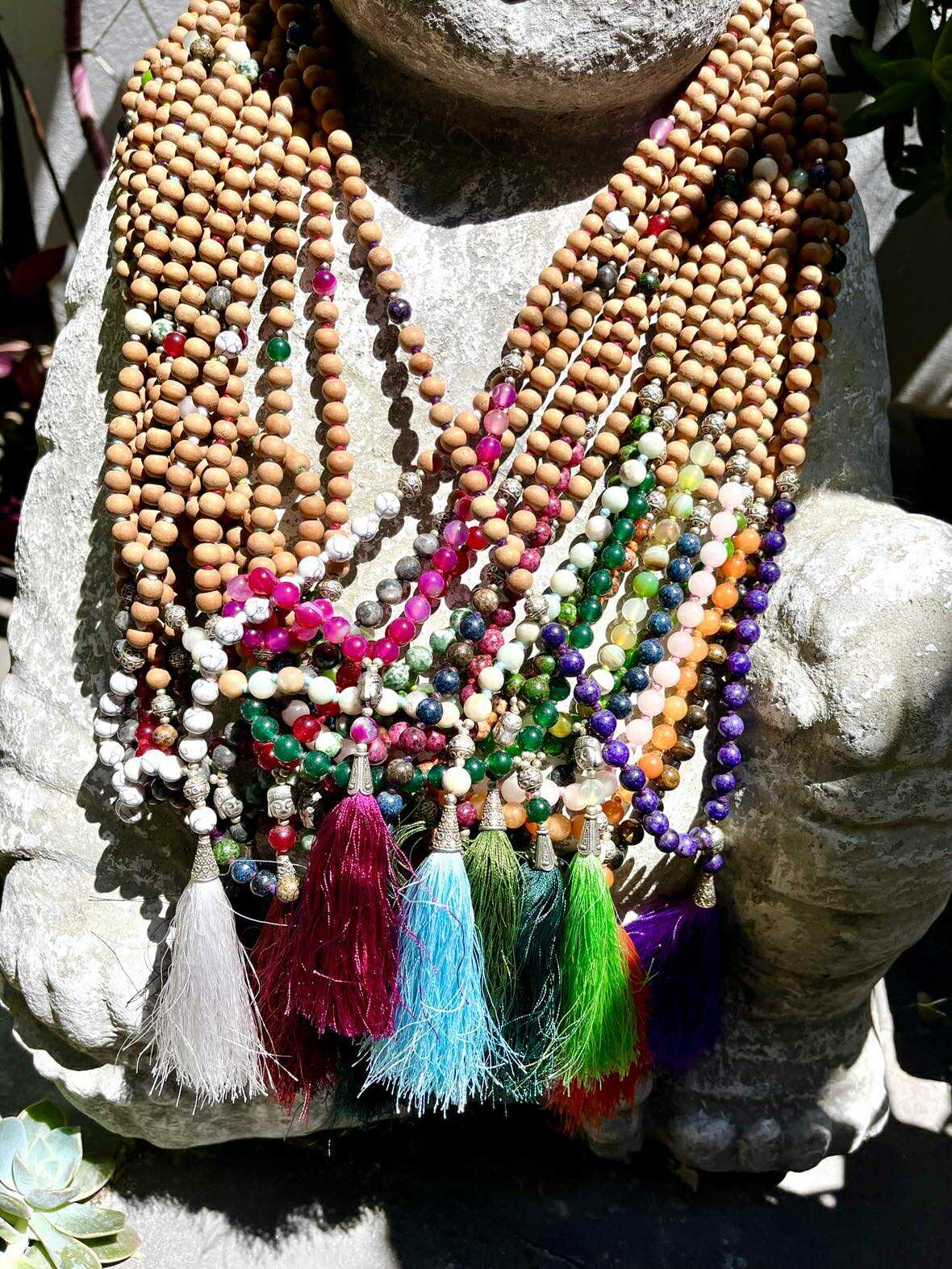 Tulsi Gemstone Mala Beads