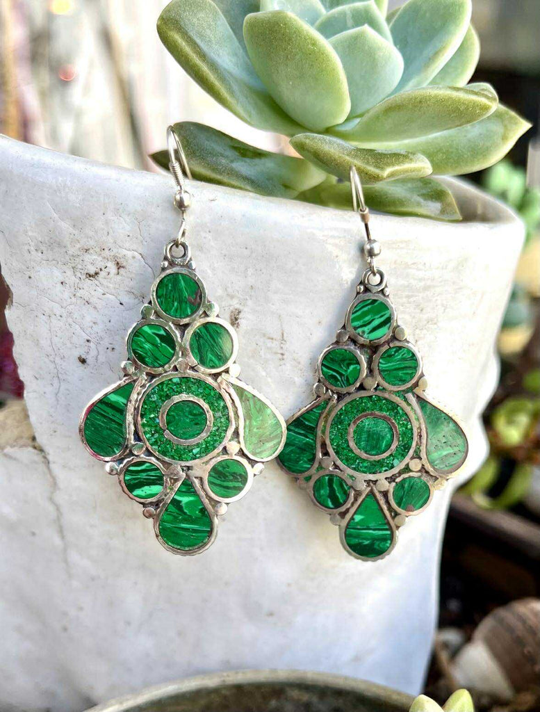 Mosaic Gem Earings