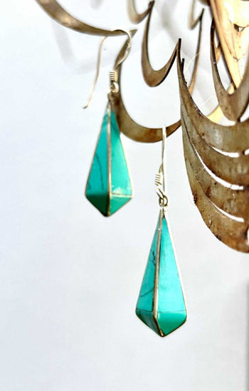 Pyramid Prism Earings