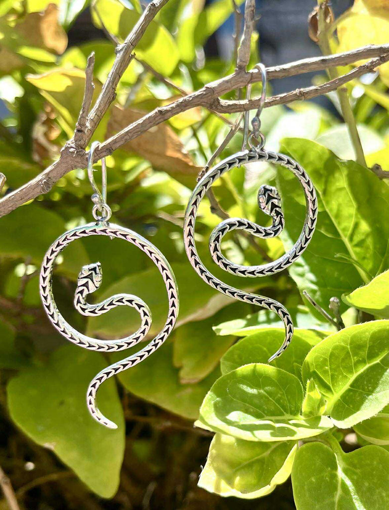 Serpent Spiral Earings
