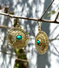 Filigree Sun Medallion Earings