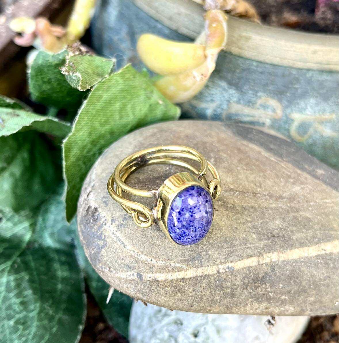 Oval Gemstone Mystic Rings