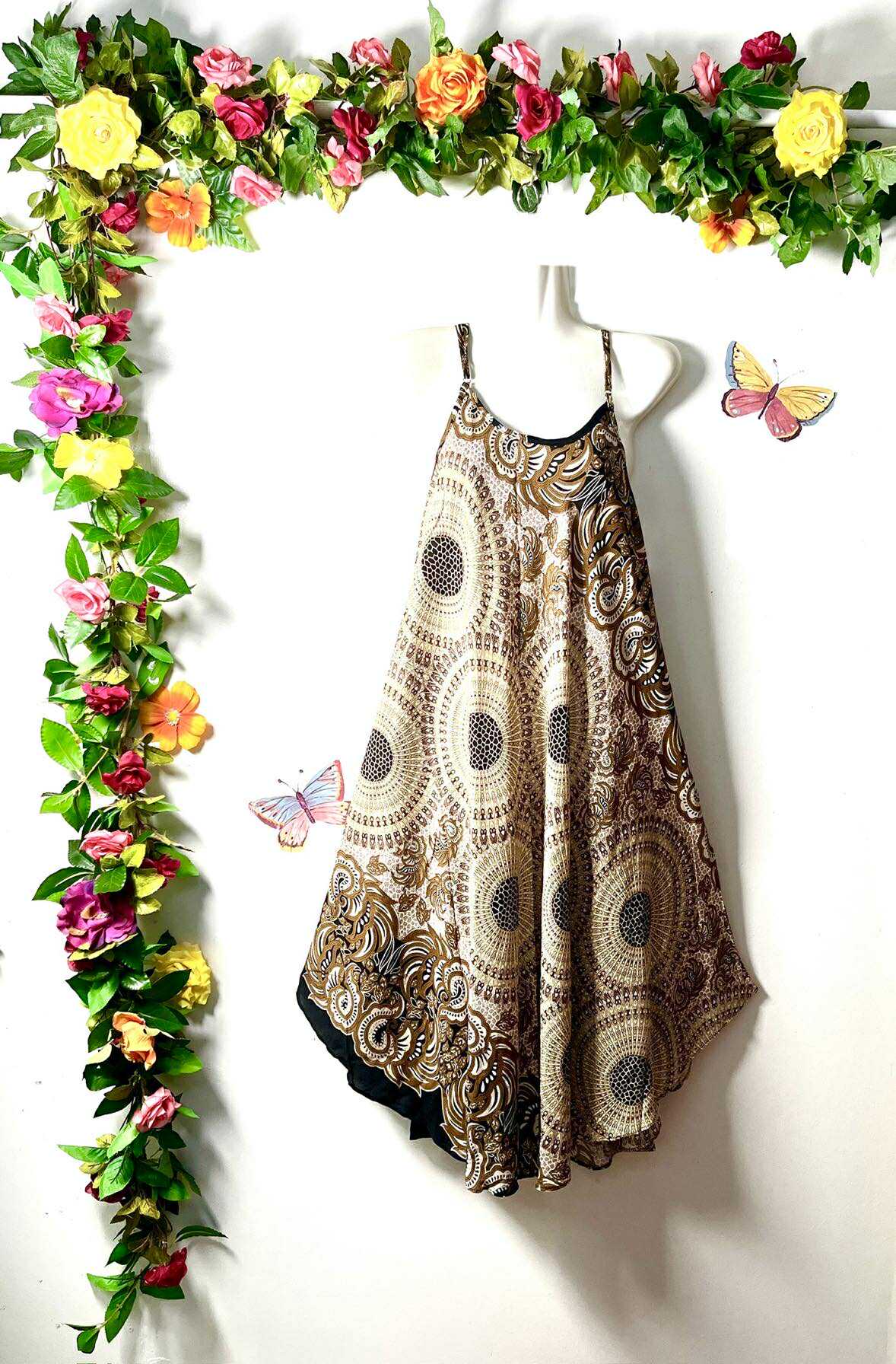 Thai Mandala Swing Dress