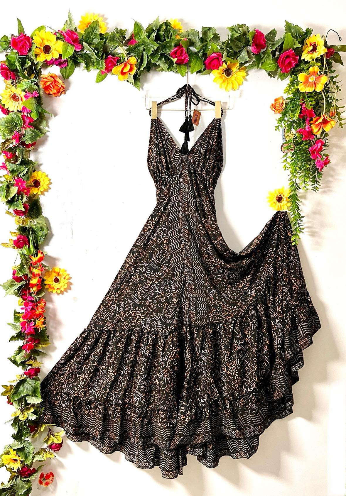 Buttersilk Low Back Flouncy Dress