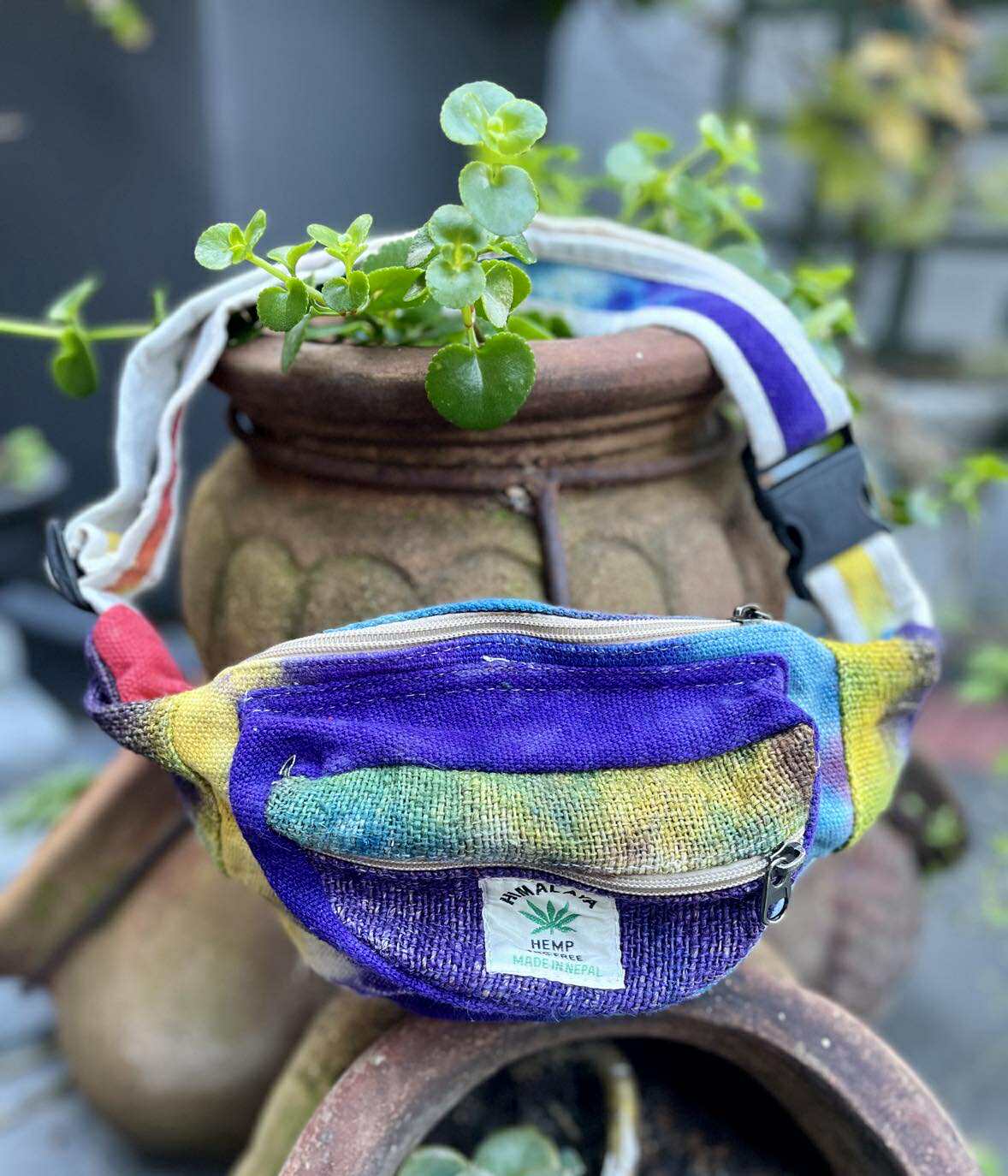Cosmic Tie-Dye Moon Bag