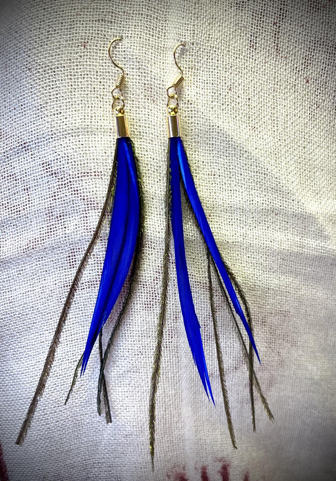 Feather Tail Earings