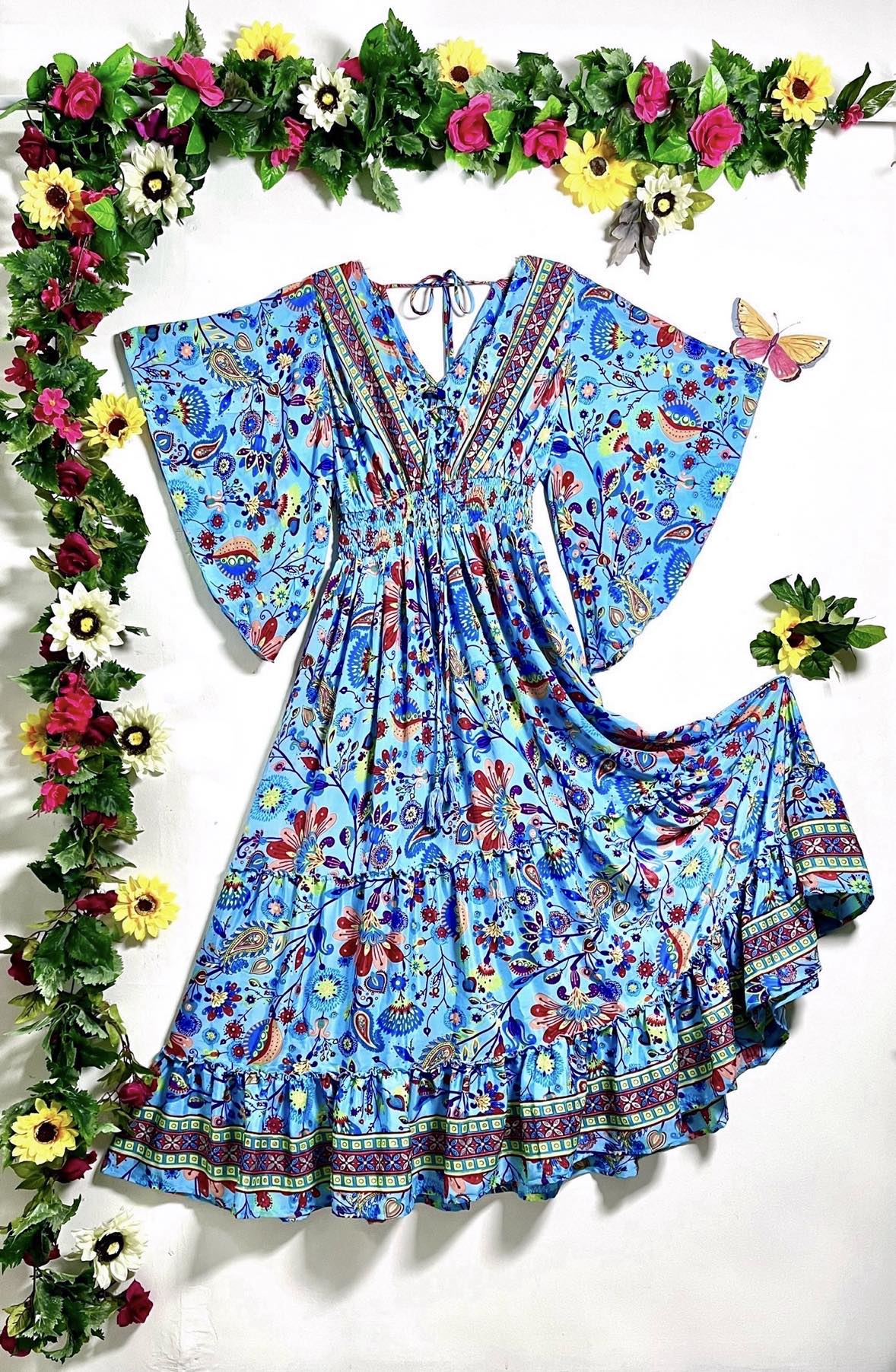 Butterfly Goddess Gypsy Dress