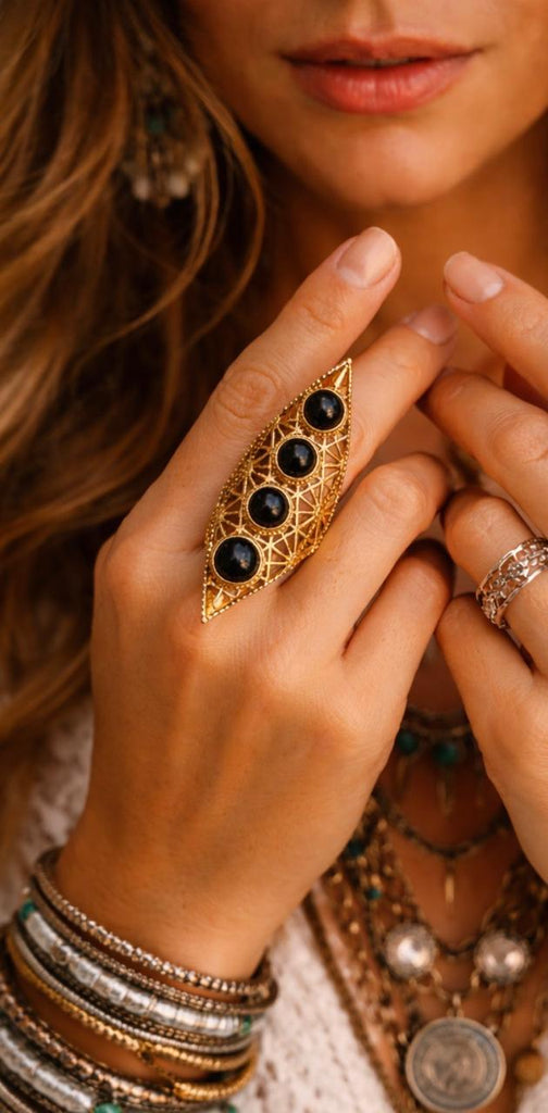 5-Stone Goddess Ring