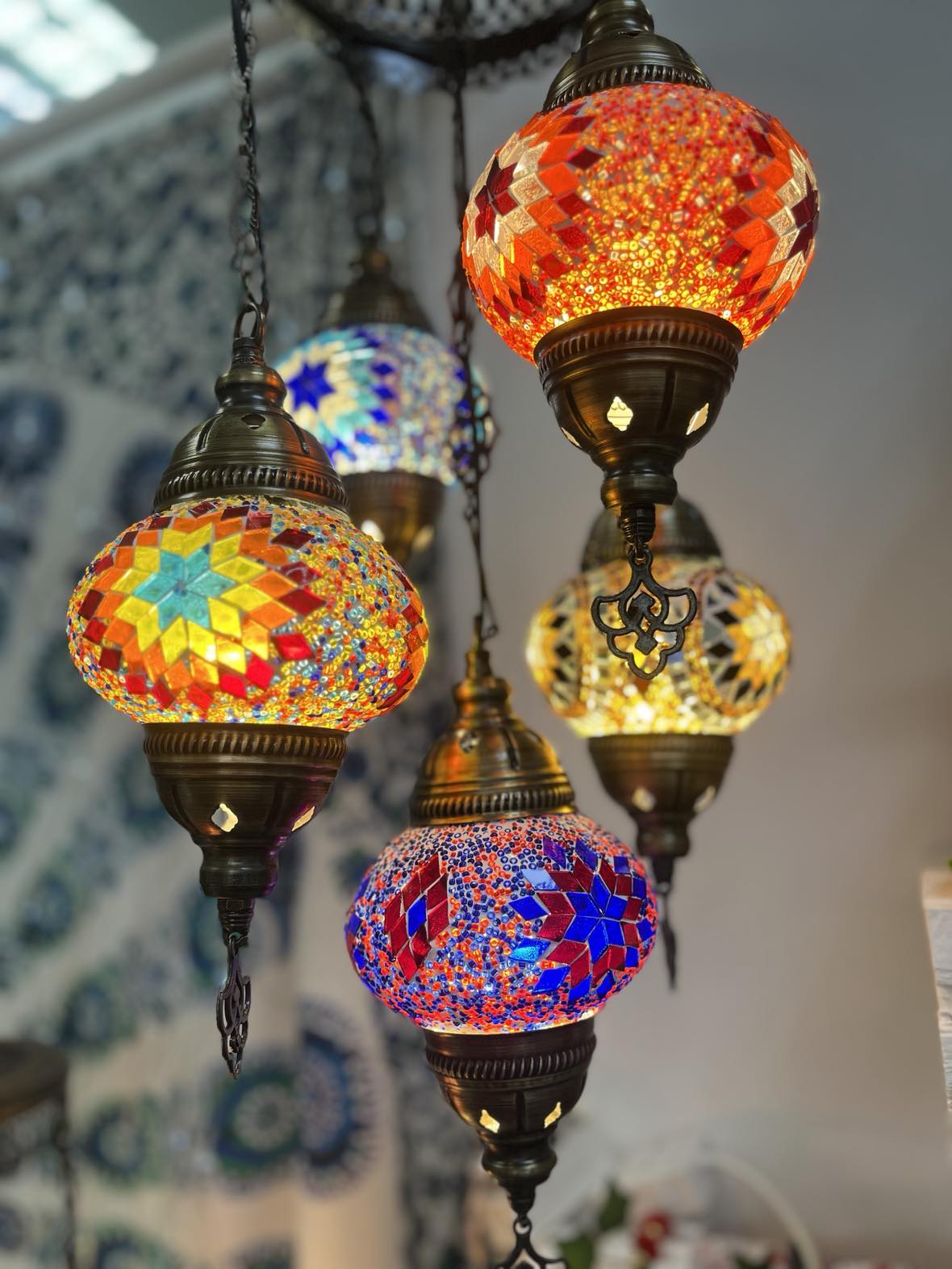 Turkish 5-Tier Chandelier Small