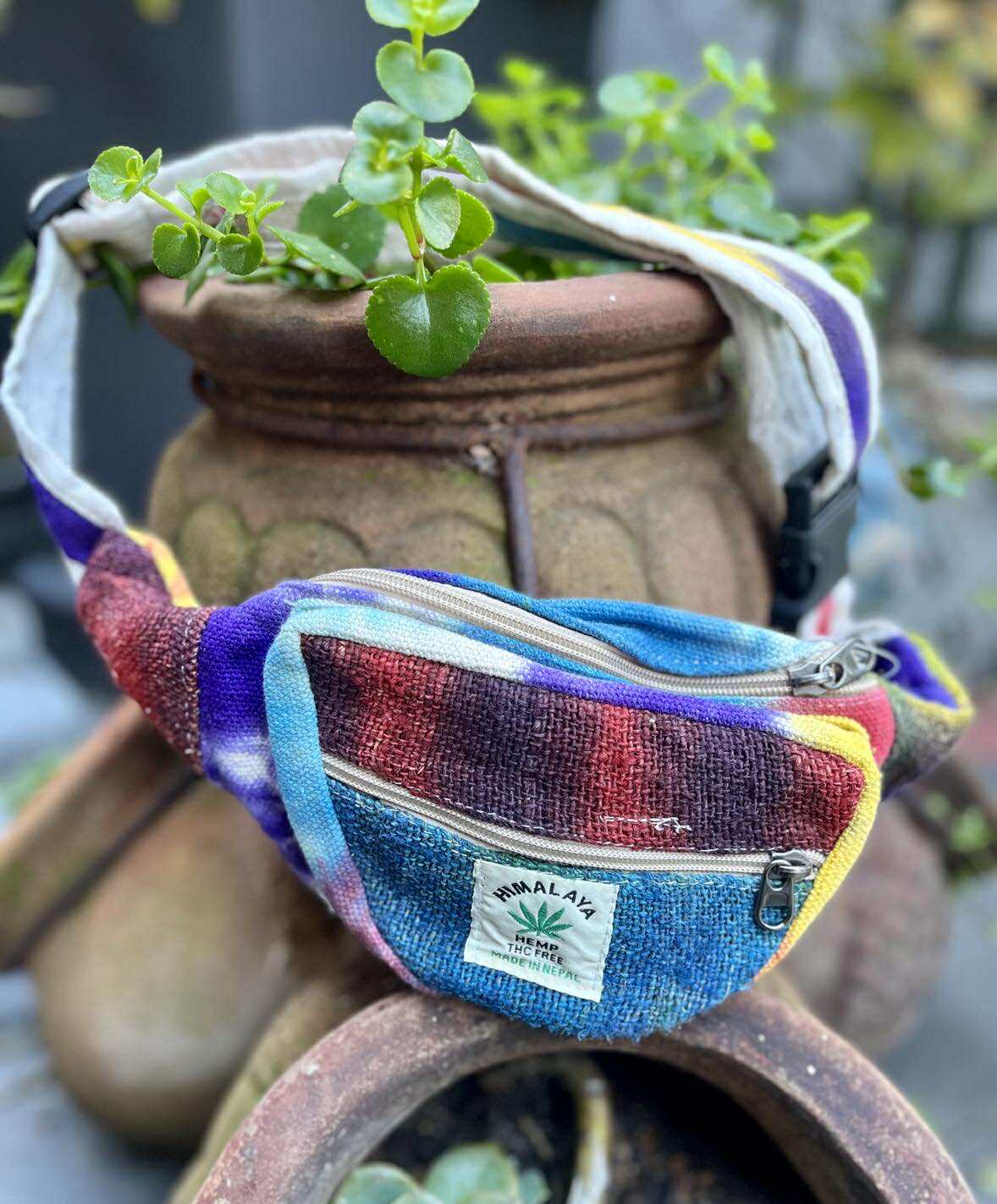 Cosmic Tie-Dye Moon Bag