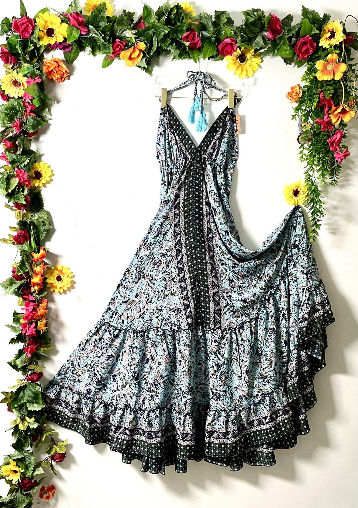 Buttersilk Low Back Flouncy Dress