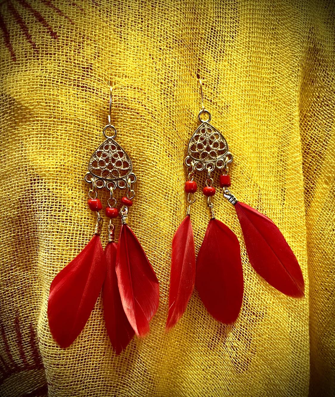 Feather Indie Earings