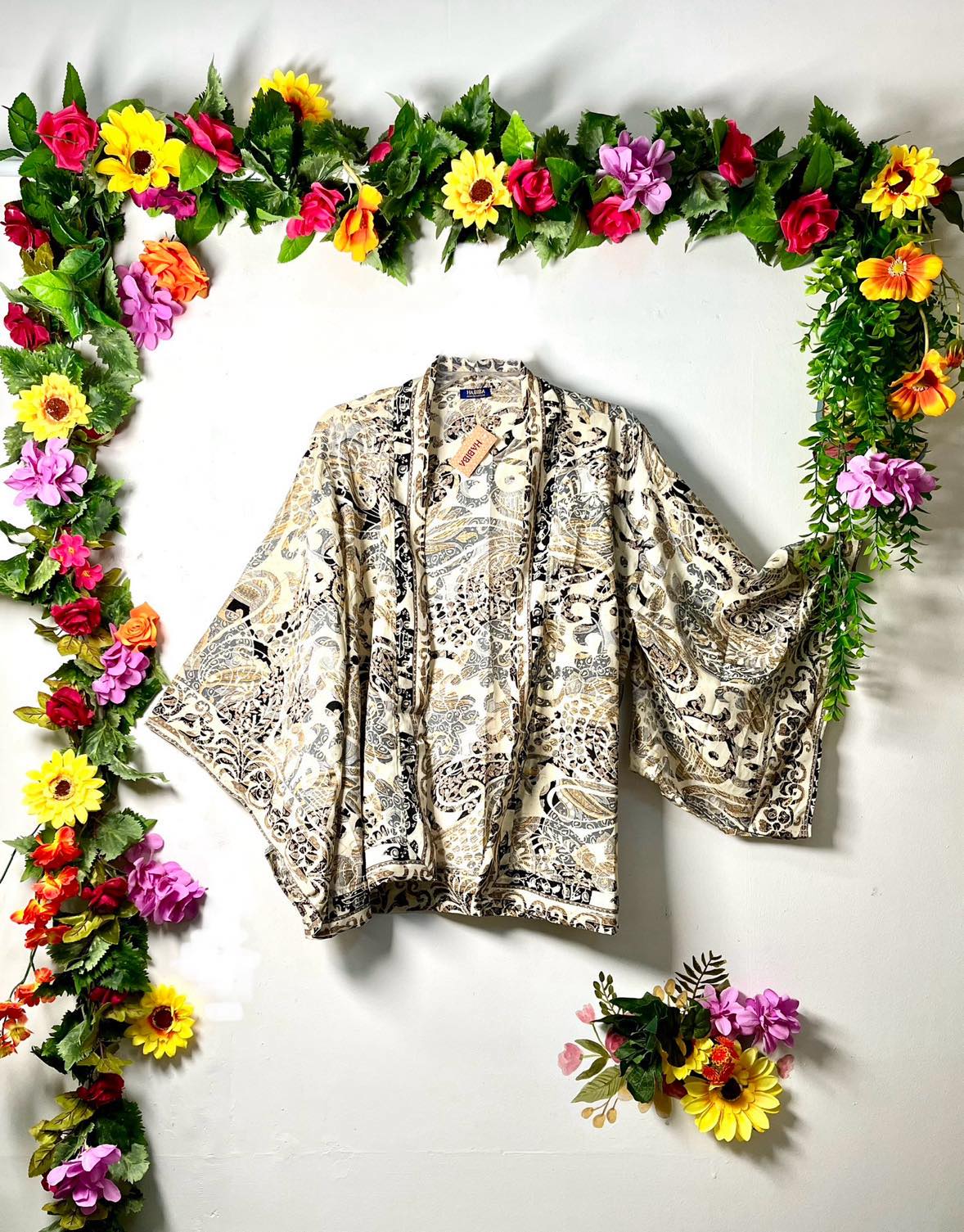 Silk Short Kimono Jacket