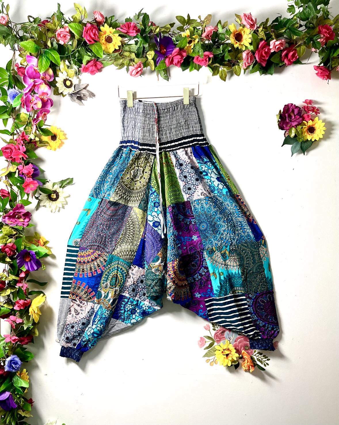 Thai Patchwork Harem pants