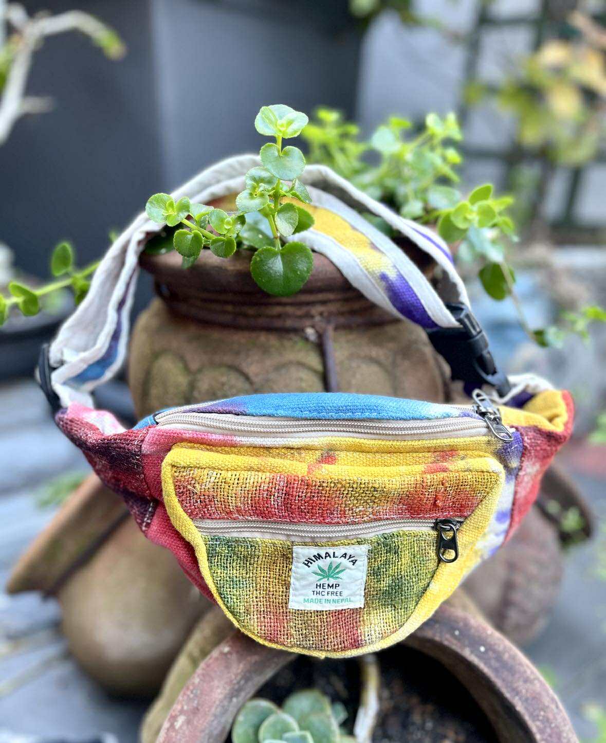 Cosmic Tie-Dye Moon Bag