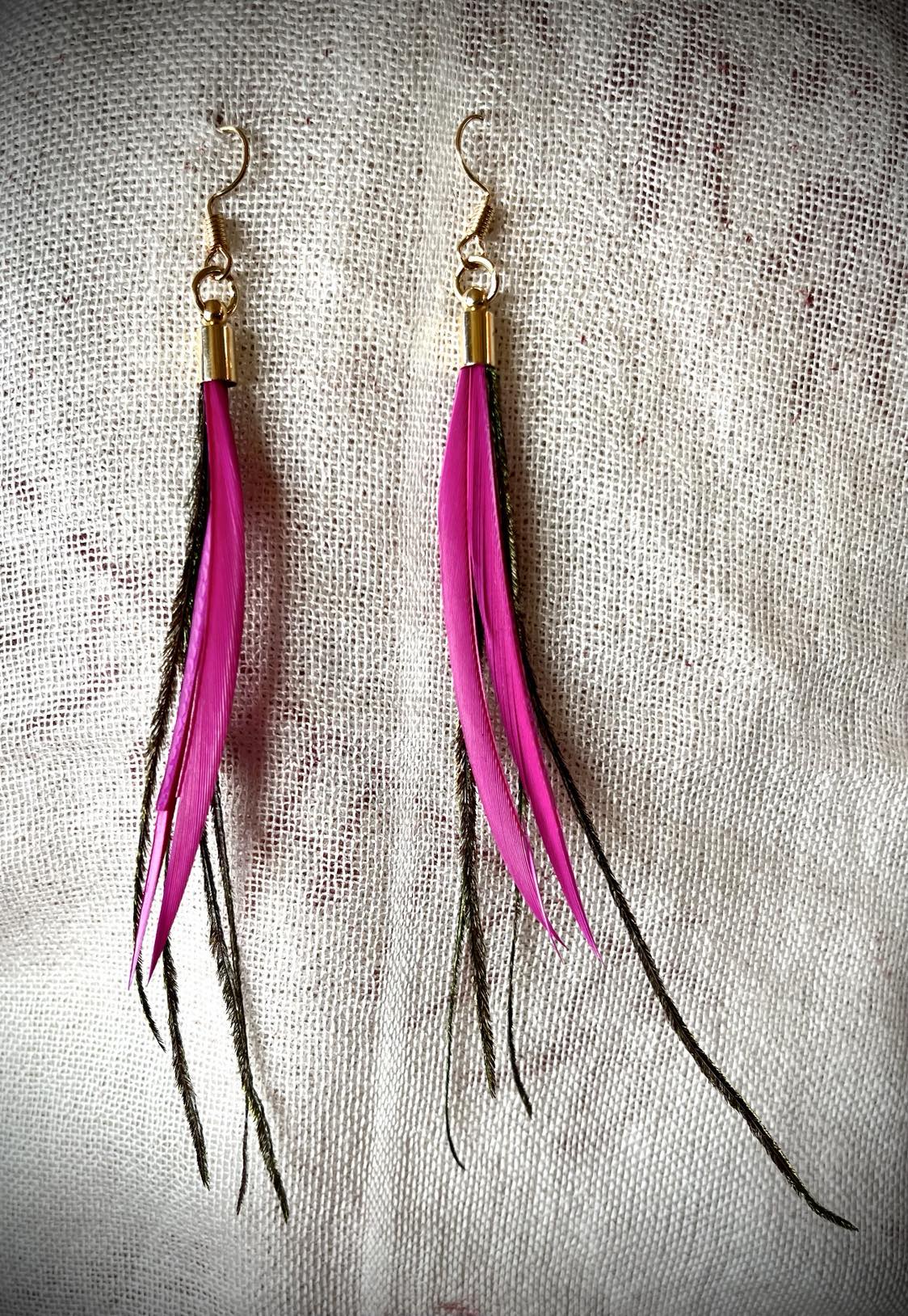 Feather Tail Earings