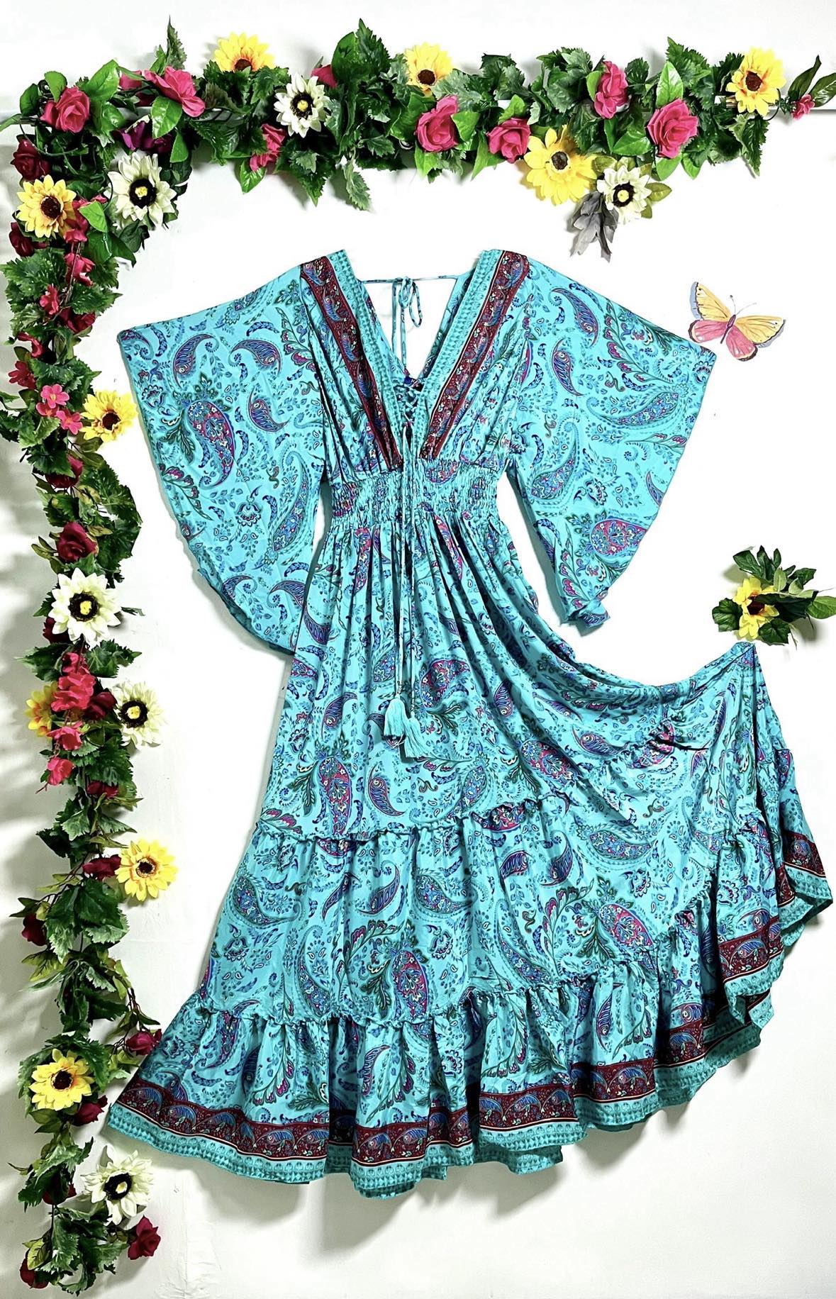 Butterfly Goddess Gypsy Dress