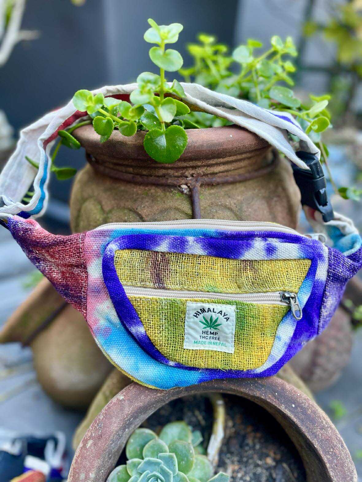 Cosmic Tie-Dye Moon Bag