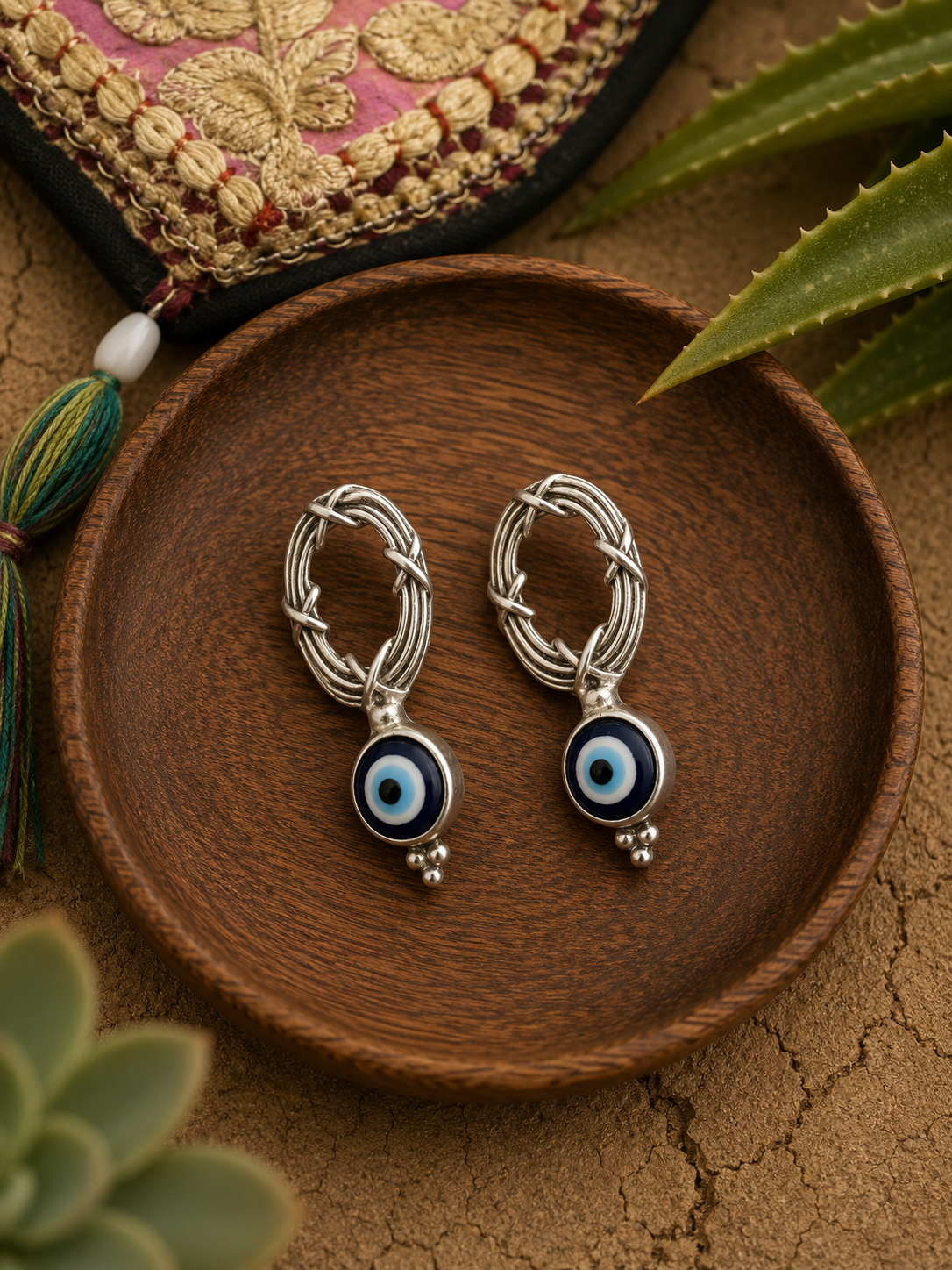 Anatoli Silver Earings