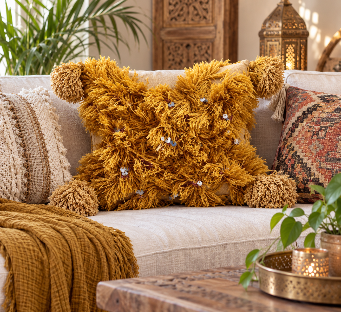 Handira Moroccan Cushion